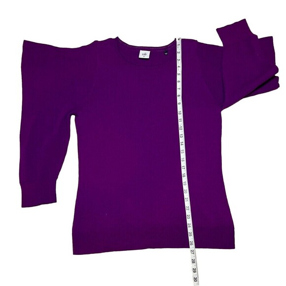 Cabi Women's Peek‎ Pullover Sweater Purple Medium - Picture 9 of 11